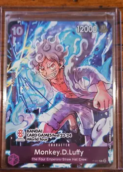 Monkey.D.Luffy (041) (BANDAI CARD GAMES Fest 23-24 World Tour) P-041 One... - Image 1