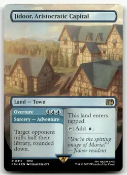 Jidoor, Aristocratic Capital (Borderless) #311 (Foil) NM Final Fantasy Magic MTG - Image 1
