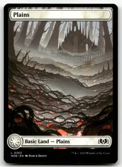 Plains (0262) #262 (NM) Wilds of Eldraine WOE Magic MTG - Image 1