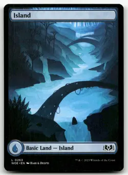 Island (0263) #263 (NM) Wilds of Eldraine WOE Magic MTG - Image 1