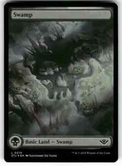 Swamp (0274) #274 (Foil) (NM) Thunder Junction OTJ Magic MTG - Image 1