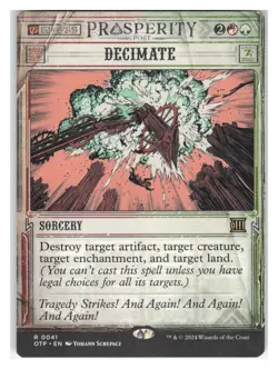 Decimate #41 (NM) Thunder Junction OTP Magic MTG - Image 1