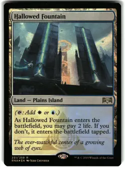 Hallowed Fountain FOIL 251 Magic_the_gathering Ravnica Allegiance - Image 1