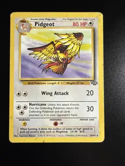 Pidgeot 24/64 Non Holo Rare Jungle Pokemon Card - Image 1