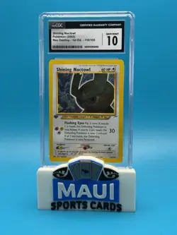 Pokemon Neo Destiny 1st Edition Shining Noctowl 110/105 - Image 1