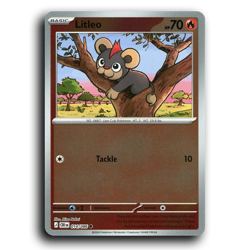 Litleo 014/086 Common ME04: Chaos Rising Pokemon Reverse Holo NM - Image 1