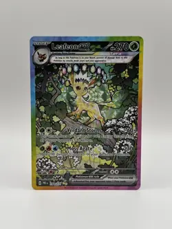 Pokemon TCG-Leafeon ex 144/131 Sv: Prismatic Evolutions SIRHolo Near Mint - Image 1