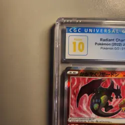 2022 Pokemon Radiant Charizard Pokemon GO Japanese s10b CGC Pristine 10 - Image 5