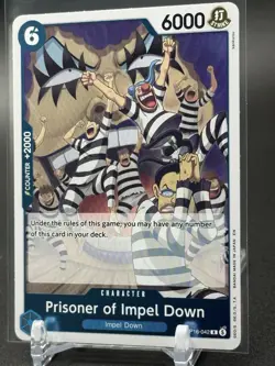 2026 One Piece: The Time of Battle - Prisoner of Impel Down OP16-042 Foil - Image 1