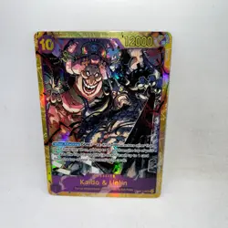 Kaido & Linlin OP08-119 Secret Rare Two Legends One Piece Foil Near Mint - Image 1