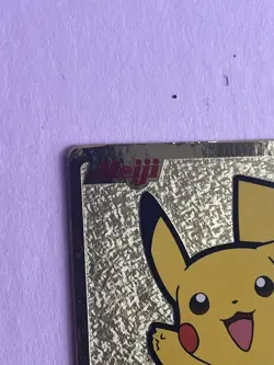 Pokemon Meiji Pikachu Gold Foil Japanese Chocolate Promo Series 2000 Get Card - Image 3
