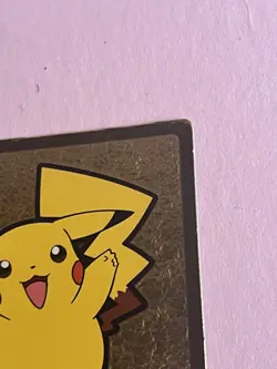 Pokemon Meiji Pikachu Gold Foil Japanese Chocolate Promo Series 2000 Get Card - Image 5