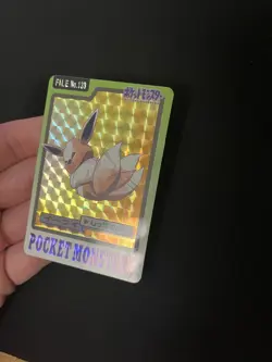 Eevee File #133 Carddass Prism Holo Rare Pokemon Card Japanese Vintage - Image 2