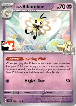 Lillie's Ribombee - 067/159 Prize Pack Series Cards Pokemon Card TCG - Image 1
