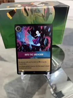 Disney Lorcana: Reign of Jafar - Cold Foil: Into the Unknown - 81/204 card tcg - Image 1