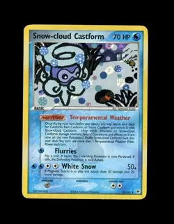 2004 Pokemon HIDDEN LEGENDS SNOW-CLOUD CASTFORM REVERSE HOLO 25/101 RARE! LP - Image 1