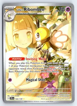 LILLIE'S RIBOMBEE 164 JOURNEY TOGETHER POKEMON NM - Image 1