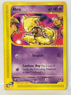 Pokemon Abra Expedition Base Set Non-Holo 93/165 - LP - Image 1