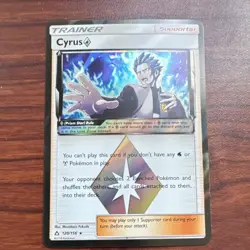 Pokemon Cyrus Prism Star 120/156 SM-Ultra Prism Prism Rare Holo Trainer English - Image 1