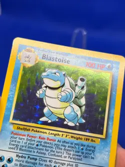 VTG 1999 Pokemon Base Set Unlimited Blastoise 2/102 Holo Rare NM -1 - Image 3