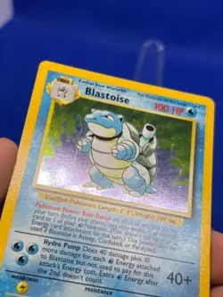 VTG 1999 Pokemon Base Set Unlimited Blastoise 2/102 Holo Rare NM -1 - Image 5