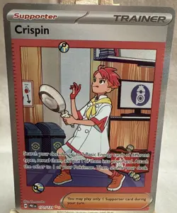 Pokemon TCG Crispin Trainer Prismatic Evolutions Card 171/131 - Image 1