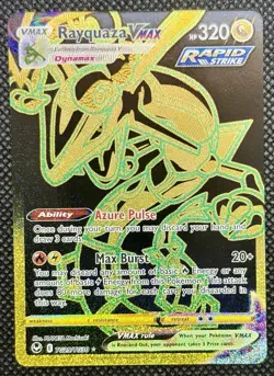 Rayquaza VMAX Secret Rare Holo Full Art EN HP320 TG29/TG30 SWSH12 TG - Image 1