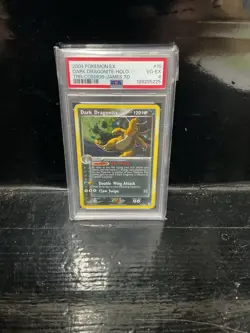 2004 Pokemon DARK DRAGONITE #15/109 EX Team Rocket Returns Rare Holo PSA 4 - Image 1