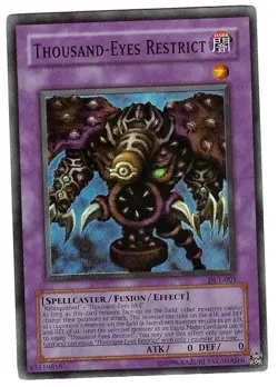 YUGIOH - THOUSAND-EYES RESTRICT - DUELIST LEAGUE SERIE 1 - SUEPR RARE - DL1-001 - Image 1