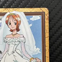 One Piece C337 Nam Nami Bride Hyper Battle Carddass Japan Bandai 2001 - Image 4