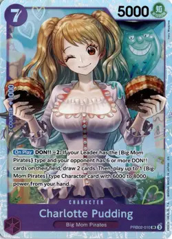 Charlotte Pudding - SR Premium Booster -The Best- Vol. 2 PRB02-010 One Piece TCG - Image 1