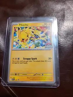 Pokemon Pikachu TCG Promo Card SVP 225 2025 World Championships - Image 2