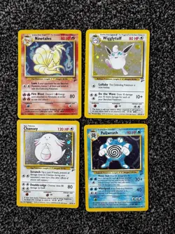 Pokemon TCG Base Set 2 Holo Card Bundle 4 Card WOTC Rare - Image 1
