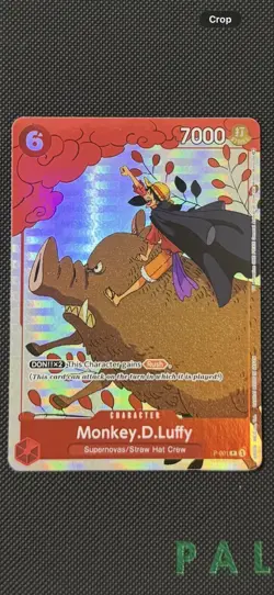 Monkey.D.Luffy P-001 (Gift Collection 2023) One Piece Promotion Cards Foil NM - Image 1