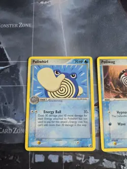 Poliwhirl 68 & Poliwag 67 Unseen Forces Card Lot Pokemon Regular LP - Image 3