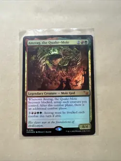 MTG Anzrag, the Quake-Mole MKM 0186 M NM FOIL - Image 1