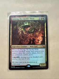 MTG Anzrag, the Quake-Mole MKM 0186 M NM FOIL - Image 2