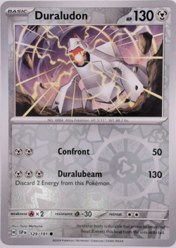 Duraludon 129/191 | Surging Sparks | Common | Reverse Holo | NM Pokemon Card - Image 1