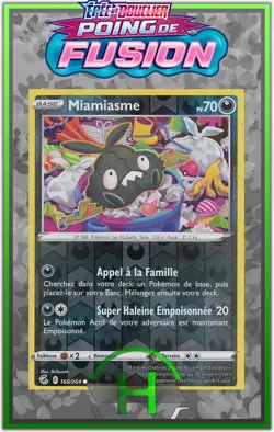 Miamiasme Reverse-EB08:Poing de Fusion - 168/264 - Carte Pokemon Francaise Neuve - Image 1
