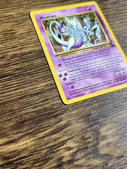 Pokemon Mewtwo #12 Black Star Promo WB Movie Wizards of the Coast WOTC Vintage - Image 2