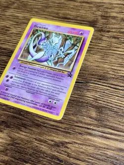 Pokemon Mewtwo #12 Black Star Promo WB Movie Wizards of the Coast WOTC Vintage - Image 3