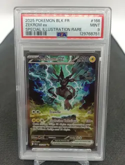 Zekrom Ex 166/086 Carte Pokemon Fr Alt Foudre Noire - Image 1