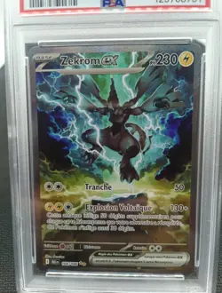 Zekrom Ex 166/086 Carte Pokemon Fr Alt Foudre Noire - Image 3