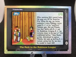 Topps Pokemon EP8 The Path to the Pokemon League TV Animation Ed. 1. Series 1999 - Image 2