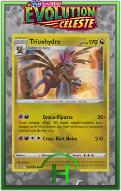 Trioxhydre Holo - EB07:Evolution Celeste - 115/203 - Carte Pokemon FR Neuve - Image 1