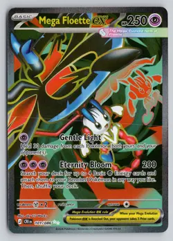 MEGA FLOETTE EX 101/086 ULTRA RARE CHAOS RISING POKEMON HOLO NM - Image 1