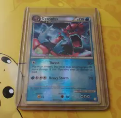 Pokemon Gyarados 123/123 HeartGold SoulSilver Ultra Rare Reverse Holo Card NM - Image 1