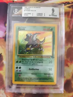 Pokemon Karte Card Pinsir Jungle Dschungel Holo 1999 Rare Beckett BGS 9 - Image 2