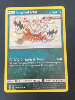 CARTE POKEMON ENGLOUTYRAN SV26/SV94 FR ULTRA RARE SL DESTINEES OCCULTES - NEUF - Image 1
