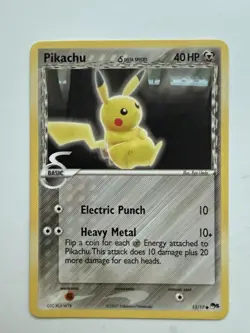 Pokemon Pikachu TCG Pop Series 4 Promo Holo Card 13/17 - Image 1